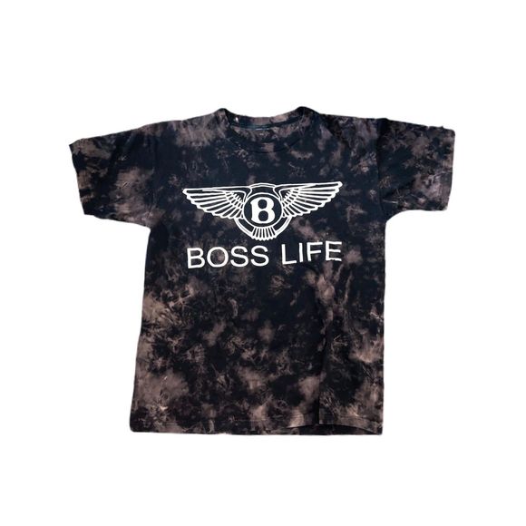 Bentley Boss Life Glow in The Dark Bleached Tee - Picture 1 of 4